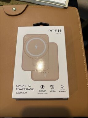 Posh Tech Magnetic Power Bank - Blush